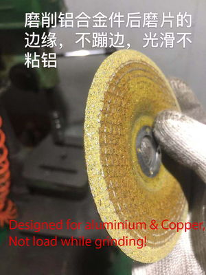 Roda de moedura de alumínio sem carregar (não carga ao moer de alumínio, de cobre e não ferroso)