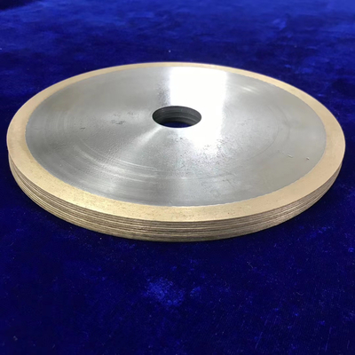 A roda de moedura do CBN do diamante para a resina de moedura e de lustro ligou o metal galvanizado ligado