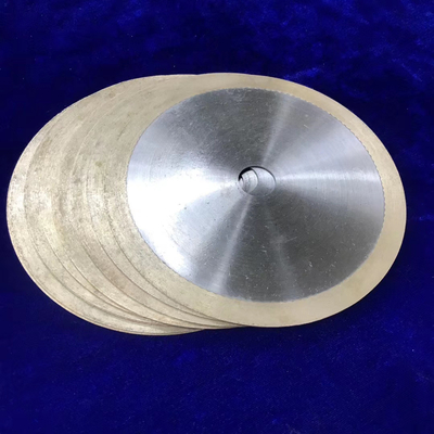 A roda de moedura do CBN do diamante para a resina de moedura e de lustro ligou o metal galvanizado ligado