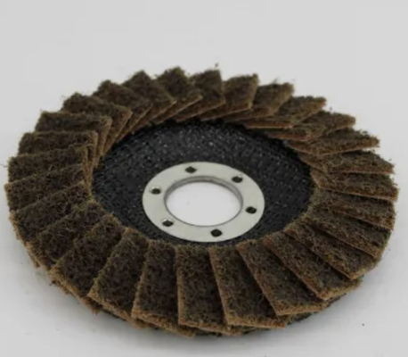 Non Woven Surface Conditioning Flap Disc Finishing Metal Polishing / Buffing
