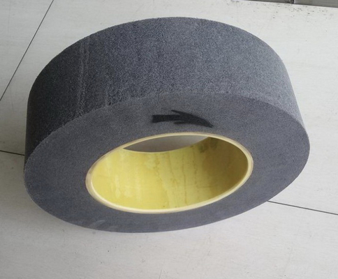 Roda Convolute escocêsa de nylon não tecida do Brite do fio para o acondicionamento de Deburing e a terminação de superfície de lustro