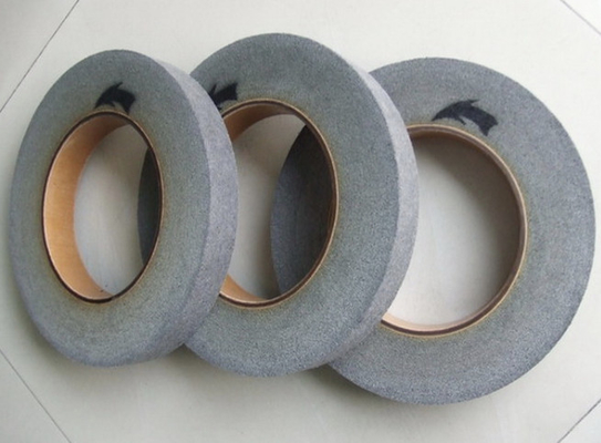 Roda Convolute escocêsa de nylon não tecida do Brite do fio para o acondicionamento de Deburing e a terminação de superfície de lustro