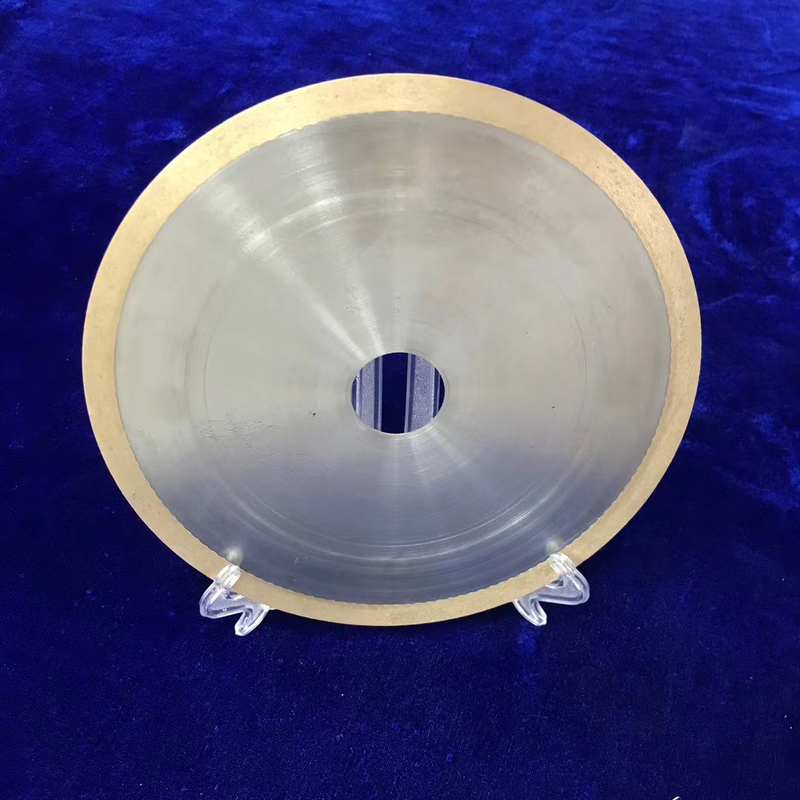 A roda de moedura do CBN do diamante para a resina de moedura e de lustro ligou o metal galvanizado ligado